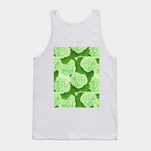 Hydrangea watercolor pattern Tank Top